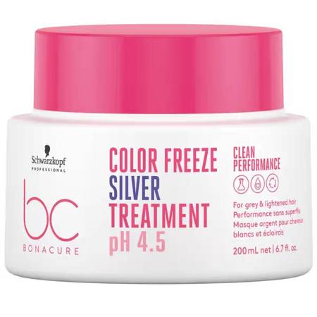 BC Bonacure Color Freeze Silver Treatment intensywnie odbudowująca maska do włosów farbowanych 200ml