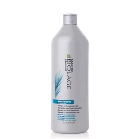 Biolage Advanced Keratindose Shampoo szampon nawilżająco-wygładzający do włosów zniszczonych zabiegami chemicznymi 1000ml