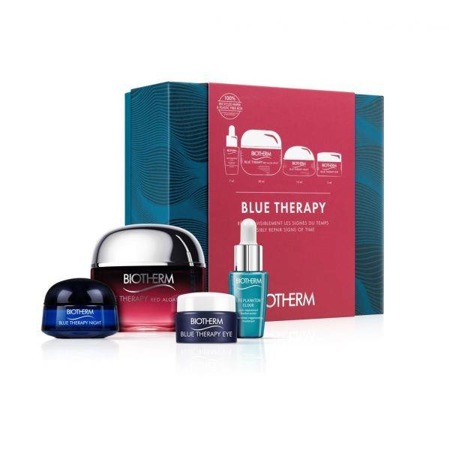 Biotherm Blue Therapy Red Algae Face Cream Uplift 50ml + Life Plankton Elixir Regenerating Serum 7ml + Face Night Cream 15ml + Eye Contour 5ml