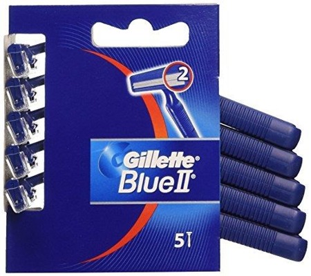 Blue II jednorazowe maszynki do golenia dla mężczyzn 5szt