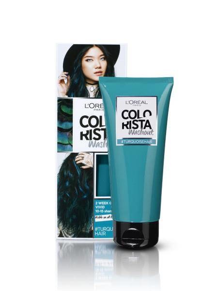 Colorista Wash Out Turquoise Hair