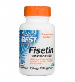Doctor&#039;s Best Fisetin (Sumak) Novusetin 100 mg 30 kapsułek