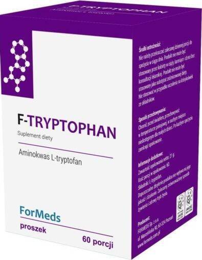 ForMeds F-Tryptophan 350 mg aminokwasu L-tryptofan w proszku