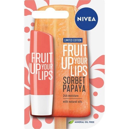 Fruit Up Your Lips pielęgnująca pomadka do ust Sorbet Papaya 4.8g