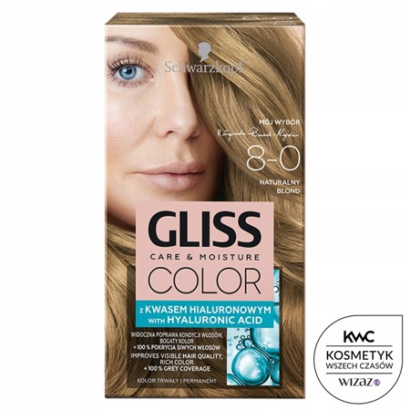 Gliss Color krem koloryzujący do włosów 8-0 Naturalny Blond