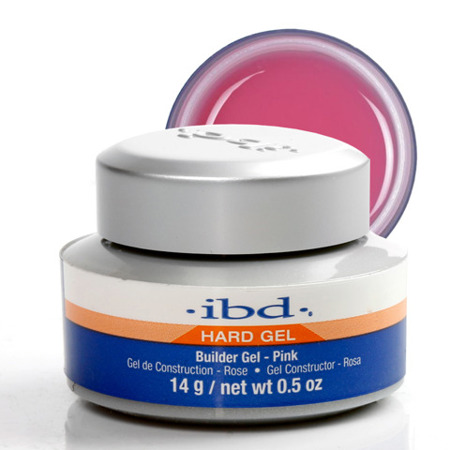 IBD Hard Builder Gel UV Pink 14g
