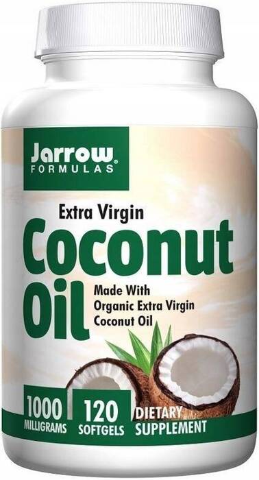 Jarrow Formulas Coconut Oil 1000 mg (Olej kokosowy) 120 kapsułek