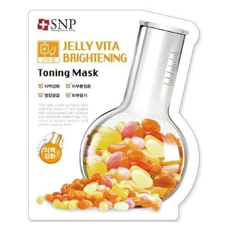 Jelly Vita Brightening Toning Mask rozjaśniająca maska w płachcie z witaminą C 30ml