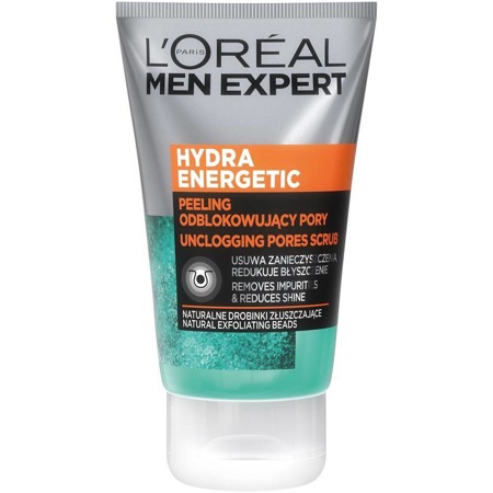 L'Oreal Men Expert Hydra Energetic peeling do twarzy odblokowujący pory 100ml
