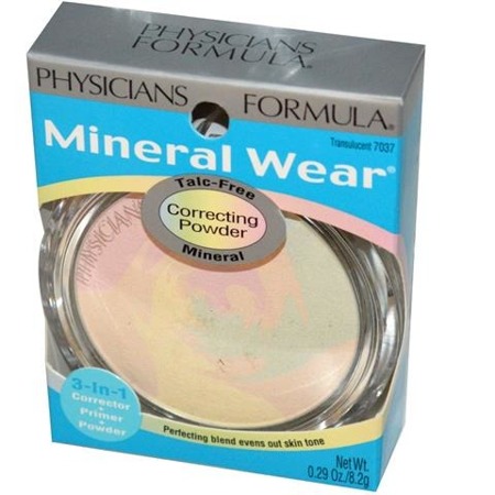 Mineral Correcting Powder prasowany puder mineralny do twarzy Creamy Translucent 8,2g