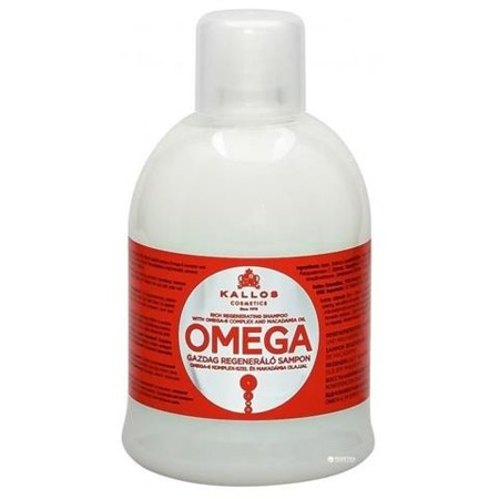 Omega Rich Regenerating Shampoo With Omega-6 Complex And Macadamia Oil regenerujący szampon z kompleksem omega-6 i olejem makadamia 1000ml