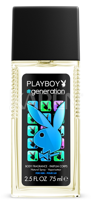 PLAYBOY Generation Men DEO spray glass 75ml