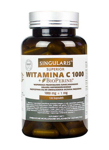 Singularis Witamina C 1000 + Bioperine® 120 kapsułek