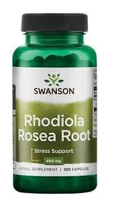 Swanson Rhodiola Rosea Root Różeniec górski 400 mg 100 kapsułek