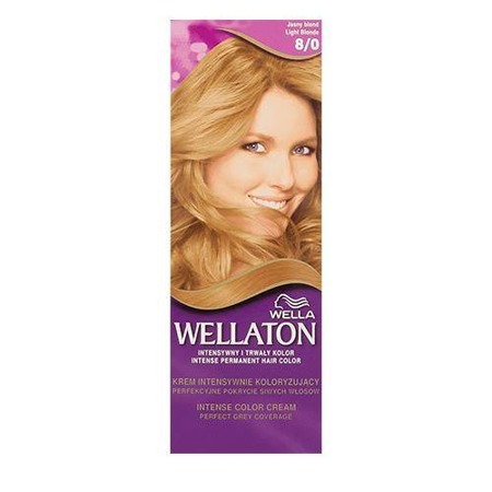 Wellaton Intense Permanent Color krem intensywnie koloryzujący 8/0 Light Blonde