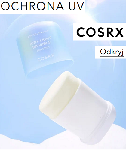 COSRX - ultralekki sztyft przeciwsłoneczny.