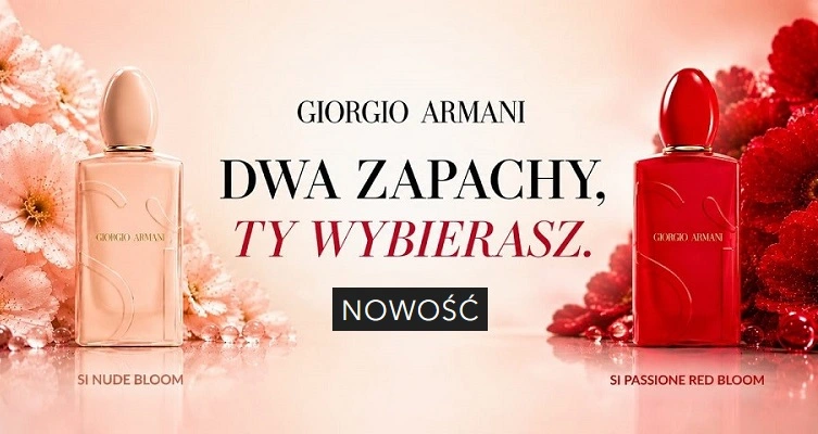 Nowe zapachy od Giorgio Armani - Si Nude Bloom i Si Red Passione Bloom - by powiedzieć życiu Si.