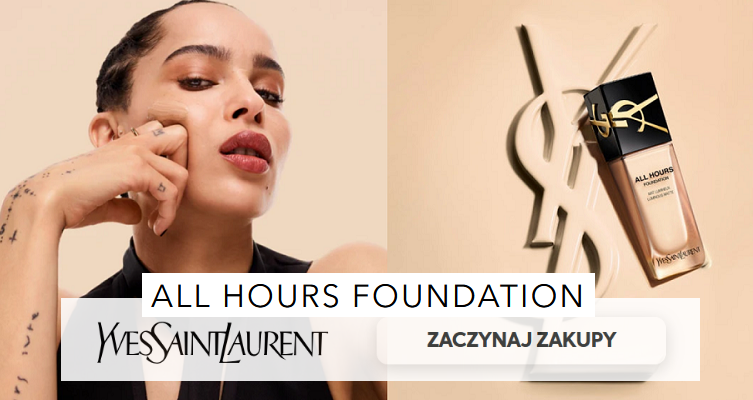 Yves Saint Laurent All Hours Foundation. BLASK ZDROWO WYGLĄDAJĄCEJ SKÓRY.