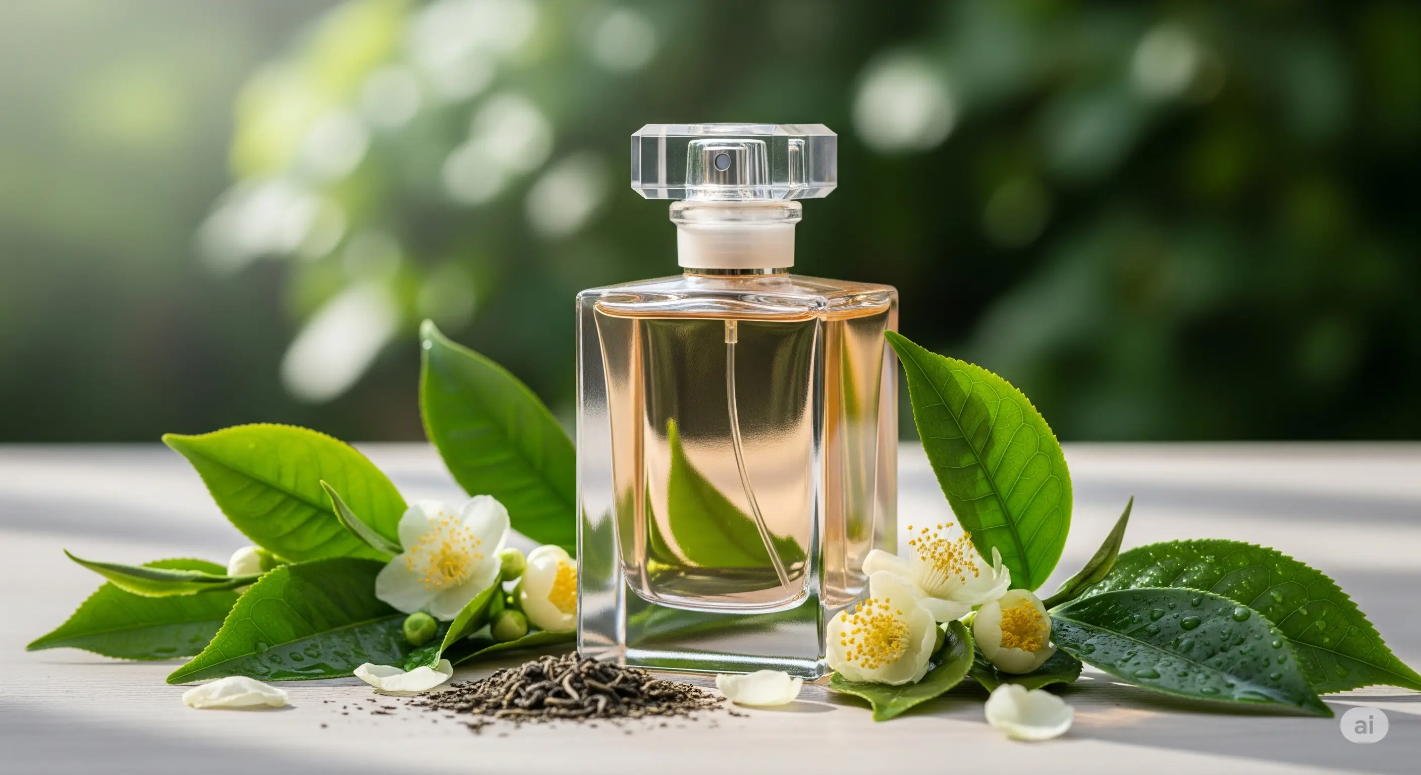 Perfumy damskie o zapachu zielonej herbaty