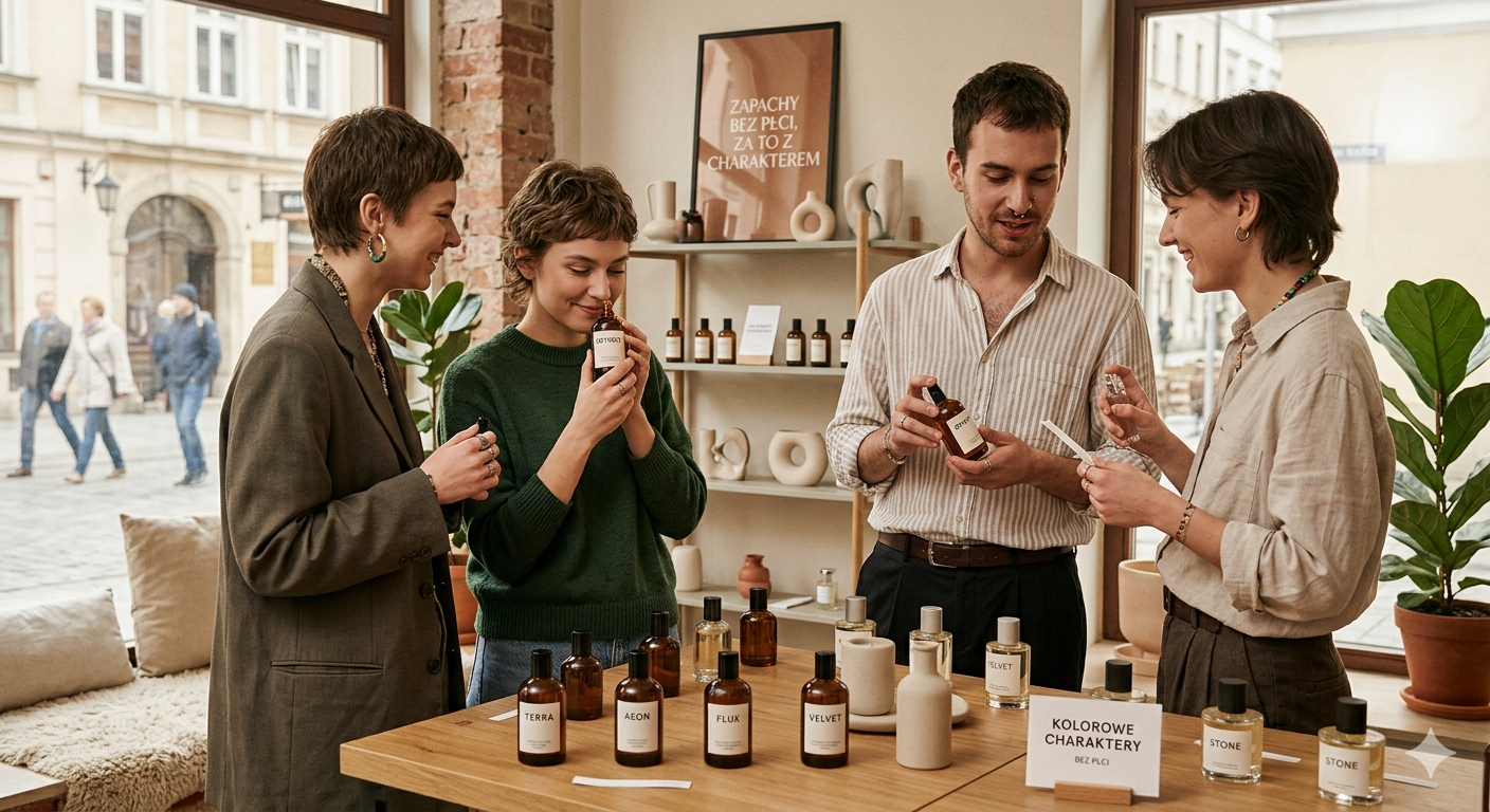 Zapachy bez płci, za to z charakterem