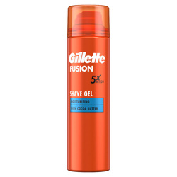 Gillette Fusion nawilżający żel do golenia z masłem kakaowym 200ml