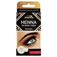 Joanna Henna do brwi i rzęs kremowa 1.0 Czarny 15ml