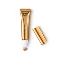 KIKO Milano Juicy Fizz Light-Shot Luminizer rozświetlacz do twarzy w płynie z aplikatorem gąbkowym 02 Golden Sunrise 14ml