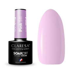 Claresa Color Soak Off UV/LED Pink lakier hybrydowy 511 5g