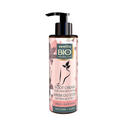 Venita Bio Natural Care Foot Cream regenerujący bio krem na pękające pięty Mocznik + Ekstrakt z Aloesu 100ml
