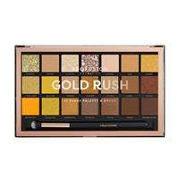 Gold Rush Eyeshadow Palette paleta 21 cieni do powiek z pędzelkiem