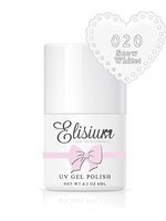 Elisium UV Gel Polish lakier hybrydowy do paznokci 020 Snow White 8ml