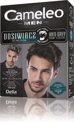 Cameleo Men Anti-Grey Hair Color odsiwiacz do włosów 01 Black