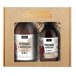 LaQ Ryszard z Bieszczad zestaw żel pod prysznic 500ml + szampon 300ml