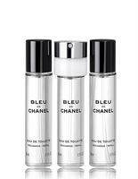 Chanel Bleu de Chanel Pour Homme zestaw woda toaletowa spray + wkłady 3x20ml