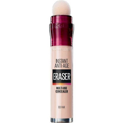 Maybelline Instant Anti-Age Eraser Concealer korektor do twarzy z gąbeczką 03 Fair 6.8ml