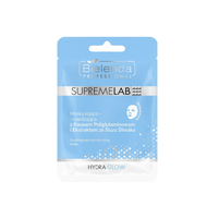 Bielenda Professional SupremeLab Hydra Glow maska kojąco-nawilżająca z kwasem poliglutaminowym i ekstraktem ze śluzu ślimaka 20g