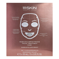 111Skin Rose Gold rozświetlająca maseczka w płachcie 5x30ml