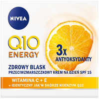 Nivea Q10 Plus C Odmłodzona + Pełna Energii Cera przeciwzmarszczkowy krem na dzień SPF15 50ml