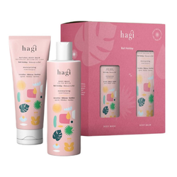 Hagi Bali Holiday zestaw żel do mycia ciała 300ml + balsam do ciała 200ml