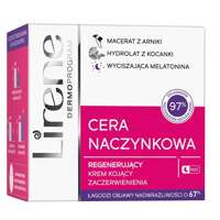 Lirene Cera Naczynkowa regenerujący krem kojący zaczerwienienia na noc  50ml