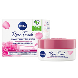 Nivea Rose Touch nawilżający żel-krem z organiczną wodą różaną 50ml