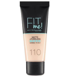 Maybelline Fit Me Matte & Poreless Foundation matujący podkład do twarzy 110 Porcelain 30ml