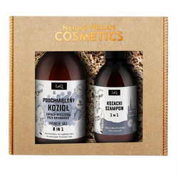 LaQ Podchmielony Kozioł zestaw żel pod prysznic 500ml + szampon przeciwłupieżowy  300ml