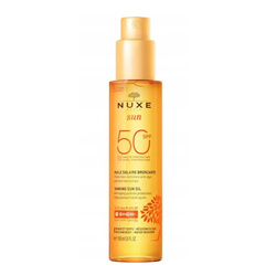 Nuxe Sun brązujący olejek do opalania twarzy i ciała SPF50 150ml