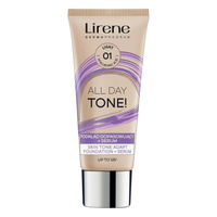 Lirene All Day Tone! podkład dopasowujący + serum 01 Light 30ml
