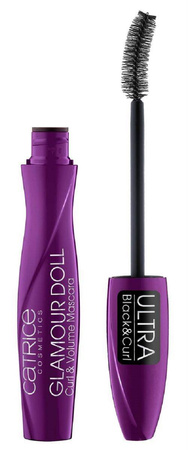 Catrice Glam & Doll Curl & Volume Mascara pogrubiająco-podkręcający tusz do rzęs Ultra Black 10ml