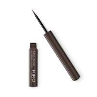 KIKO Milano Super Colour Waterproof Eyeliner ultragładki wodoodporny kolorowy eyeliner w płynie 09 Dark Brown 1.7ml