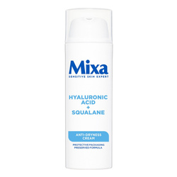 MIXA Krem nawilżający do twarzy przeciw przesuszeniom Kwas hialuronowy + Skwalan 50ml