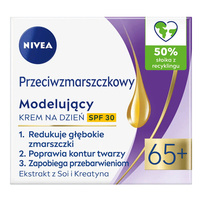 Nivea Przeciwzmarszczkowy + Modelujący krem na dzień SPF30 65+ 50ml