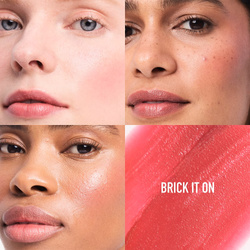 bareMinerals Gen Nude Dew in One Cheek &amp; Lip Stick kremowy sztyft do policzków i ust Brick It On 4.5g